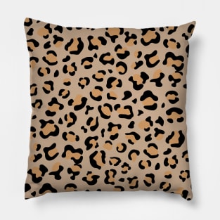 Leopard Print, Leopard Spots, Brown Leopard Pillow