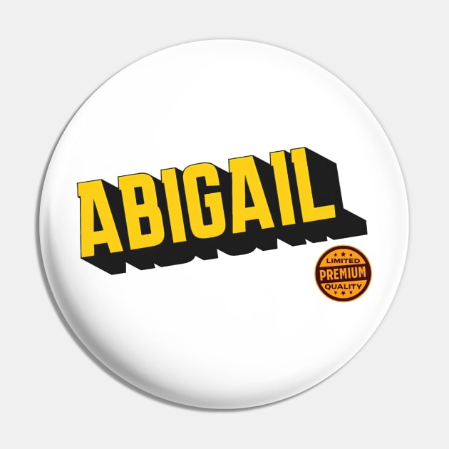 Abigail - Personalized style Pin by Jet Design