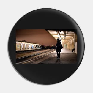 Chiswick Station Girl Pin