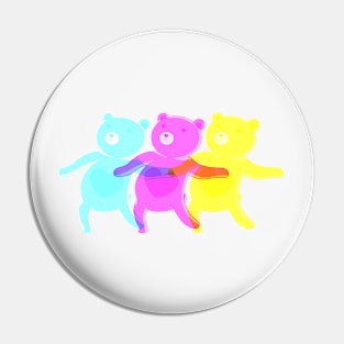 Dancing bears Pin