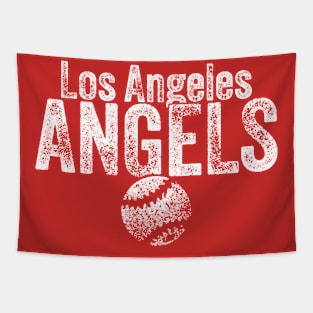 ANGELS Baseball Weathered Tapestry