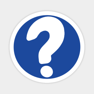 Mystery Team Question Mark (Centered Full-sized) Magnet