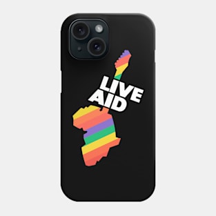 Colorful Live Aid concert Phone Case