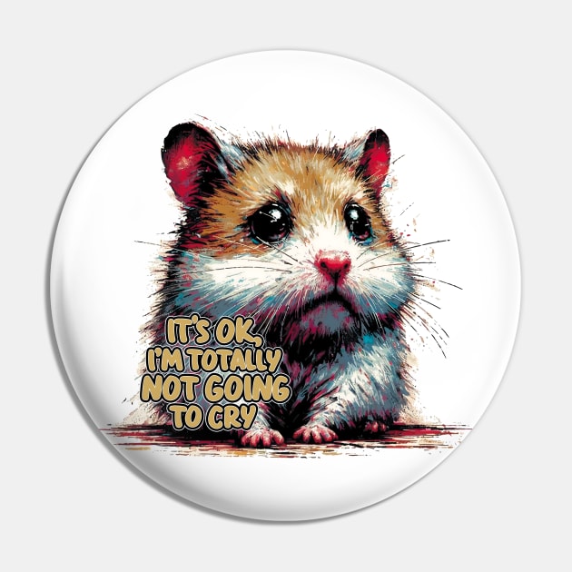 Sad Hamster Pin by aswIDN