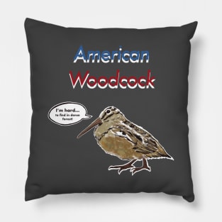 American Woodcock Pillow