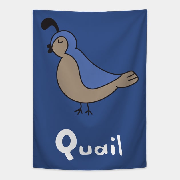 Quail Tapestry by ptdoodles