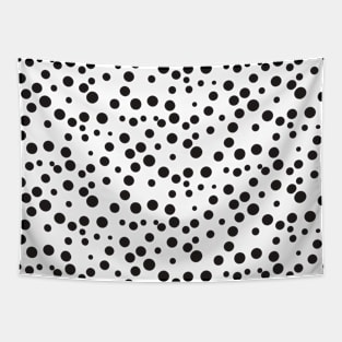 Monochrome Dots Pattern Tapestry