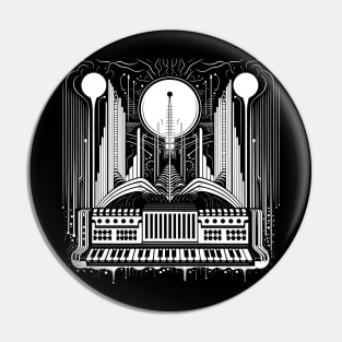 Synthesizer Art Pin