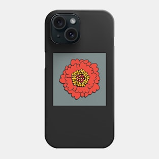 Orange Zinnia Phone Case