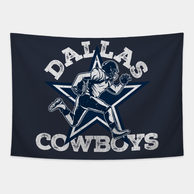 Dallas Cowboys Player and Helmet Tapestry by mnd_Ξkh0s