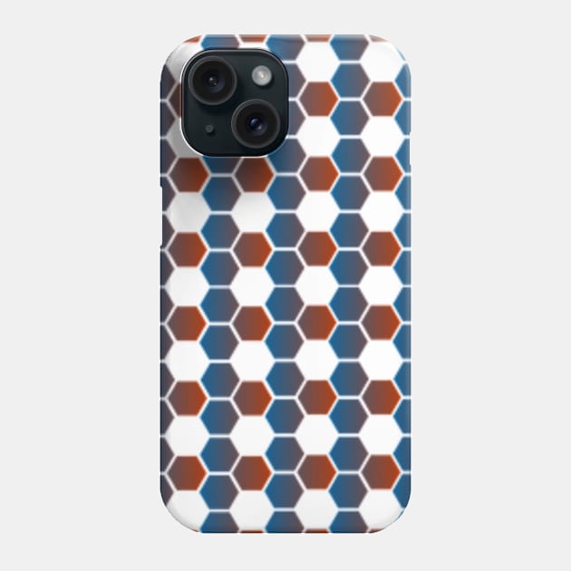 HIVE PATTERN, HEXAGON PATTERN Phone Case by SAMUEL FORMAS