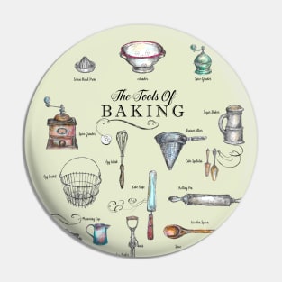 The Tools of Baking - Vintage Utensils - Kitchen Art. Pin