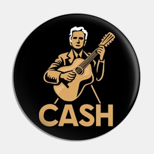 The Guitarist Johnny Cash Pin