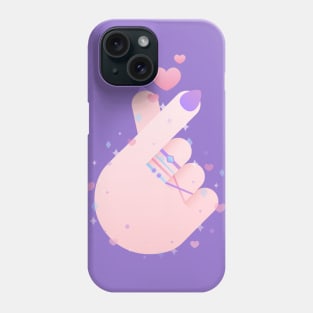 Korean Finger Heart Phone Case