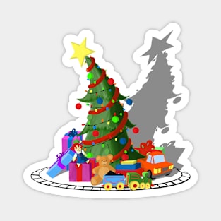 Under The Christmas Tree Magnet