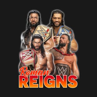 VINTAGE BOOTLEG ROMAN REIGNS 90S STYLE T-Shirt