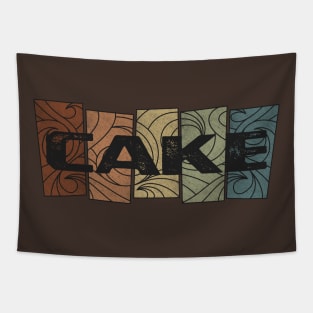 Cake - Retro Pattern Tapestry