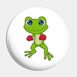 Frog Boxing Boxer Boxing gloves Pin