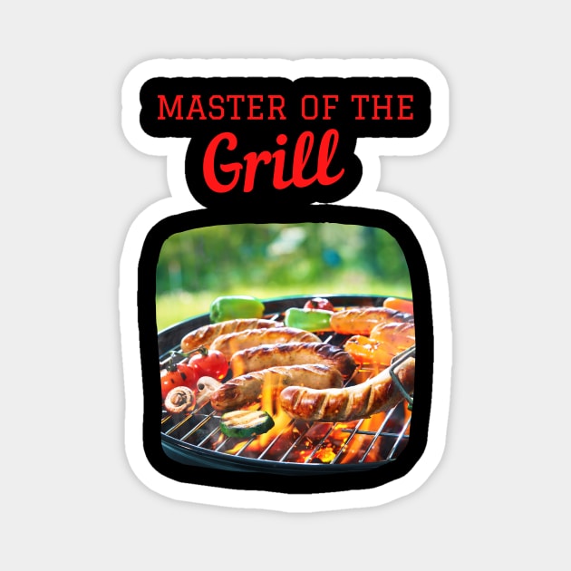 Grilling Tee Shirt Magnet by TeesByTay