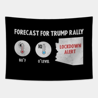 Forecast For Trump Rally Tapestry