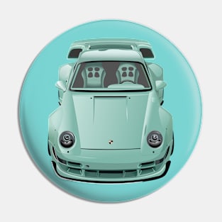 Porsche Mint RWB Pin