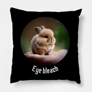 Small eye bleach v3 Pillow