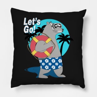 Bear Beach Pillow