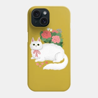 Fancy White Cat Phone Case