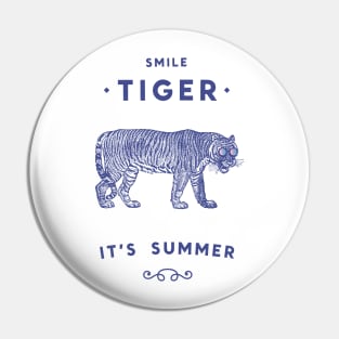 Smile Tiger Pin