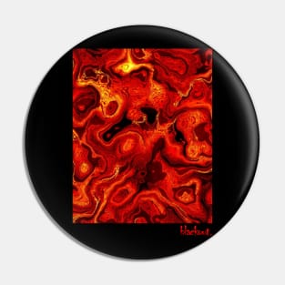 Amoeba Lava Flow by Blackout Design Pin