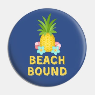 Travel Gifts Beach Bound Vacation Spring Break Pineapple  Gift Pin