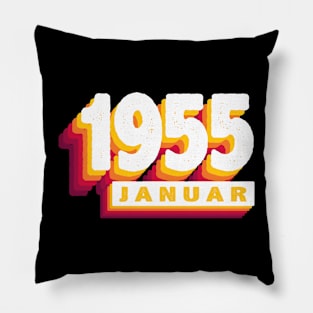 Januar 1955 0 69 Jahren Mann Frau Geburtstag Pillow