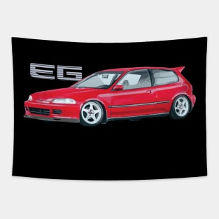 EG CIVIC HATCH Formula Red Tapestry