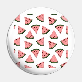 Cute watermelon hand drawn pattern Pin