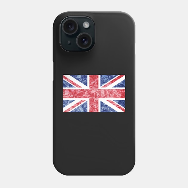 Distressed British Flag - Union Jack Phone Case by ArtFactoryAI