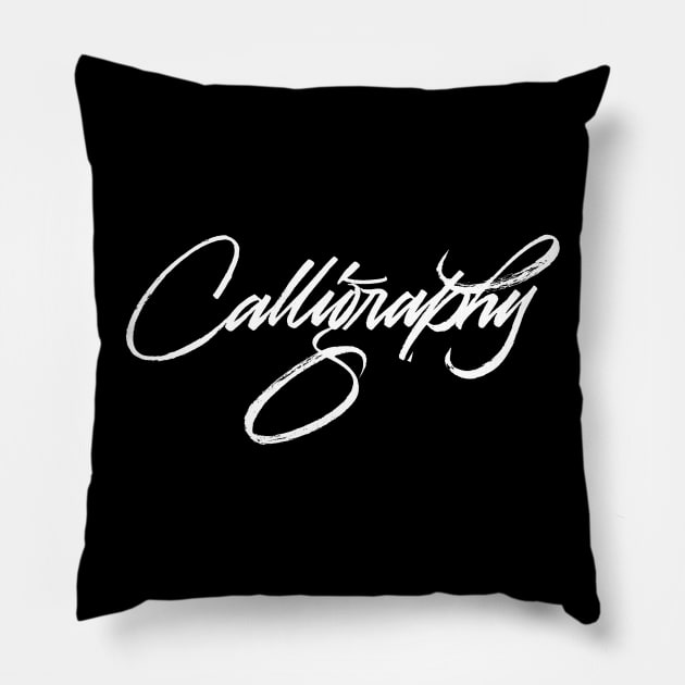 Calligraphy Pillow by carlossiqueira