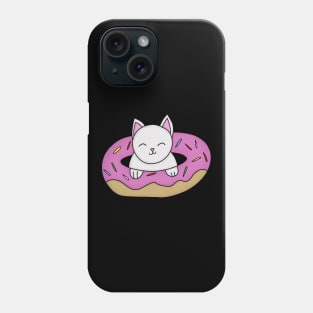 Cat and Donut Phone Case
