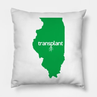 Illinois Transplant IL Green Pillow