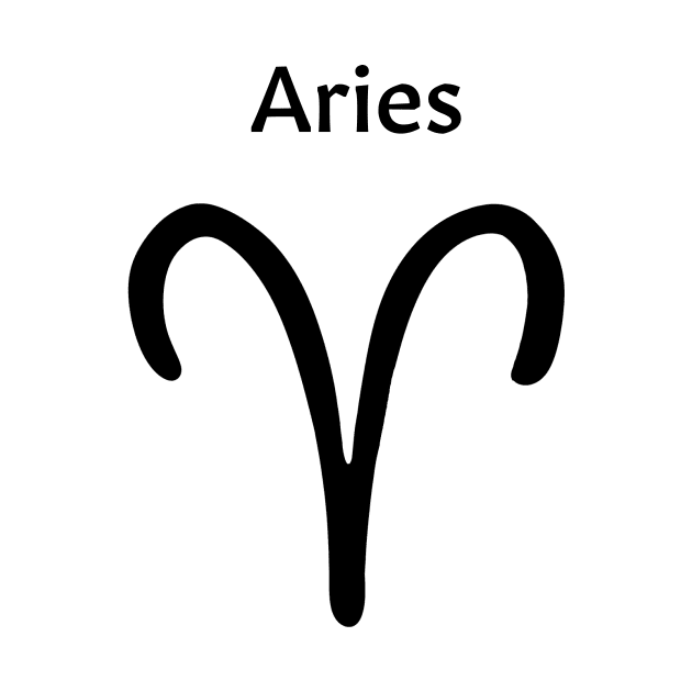 Aries zodiac sign merchandise by maddiesldesigns