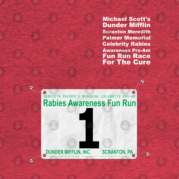 Dunder Mifflin Fun Run Race #1 (Michael Scott) - Paraholix - T-Shirt