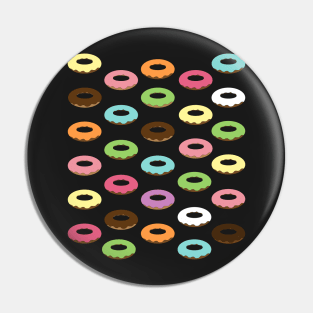 Donuts! Baker's dozen cute pastel doughnut design Pin