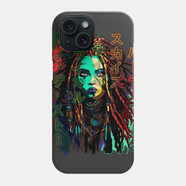 Chaos in the Eye of Eilyn Phone Case by GozuDesigns