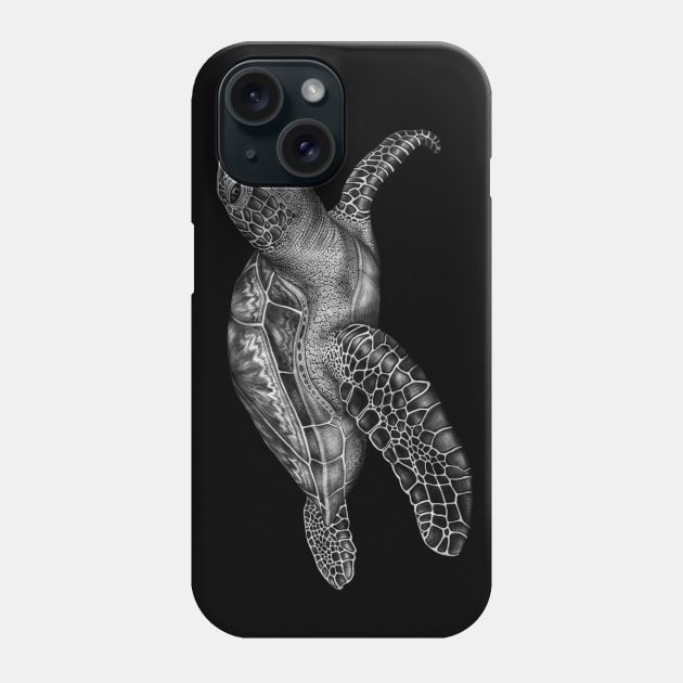 Sea Turtle Phone Case by Tim Jeffs Art