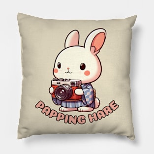 rabbit photographer Pillow