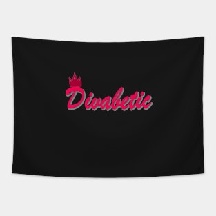 Divabetic Hot Pink Tapestry