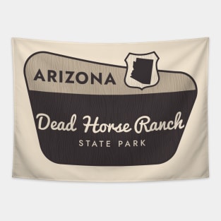 Dead Horse Ranch State Park Arizona Welcome Sign Tapestry