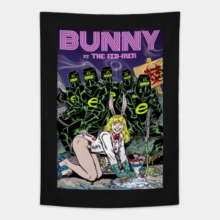 Bunny vs the Eco-Men Tapestry