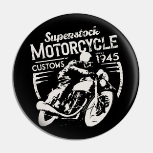 Vintage Superstock Motorcycle Customs Pin