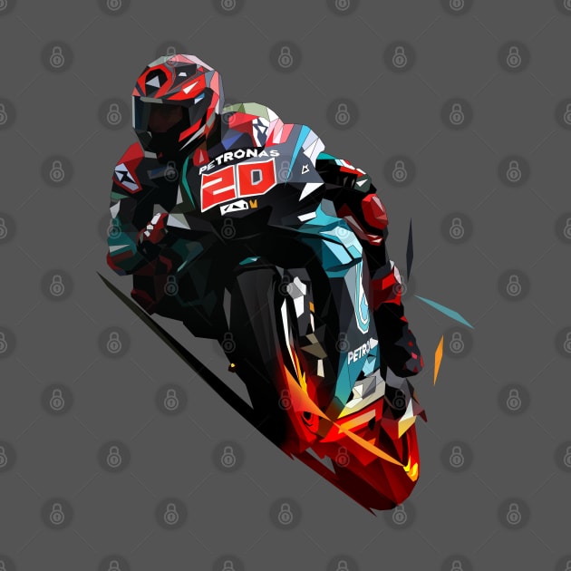 Fabio Quartararo Low Poly by pxl_g