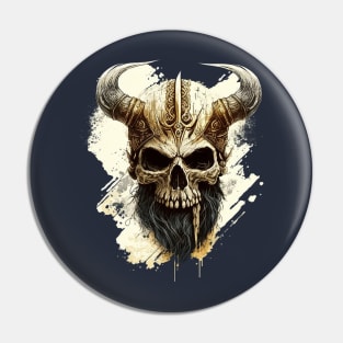 Viking Horror Pin